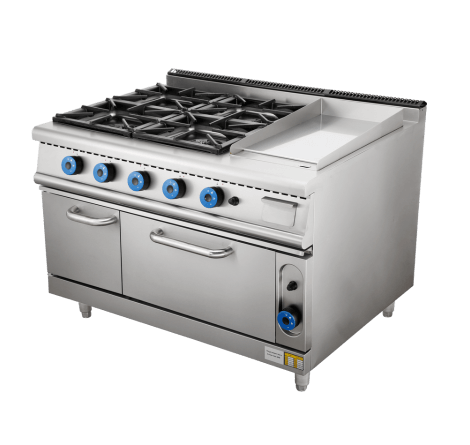 commercial gas range